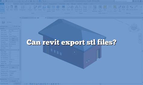 revit to stl file|revit file format.